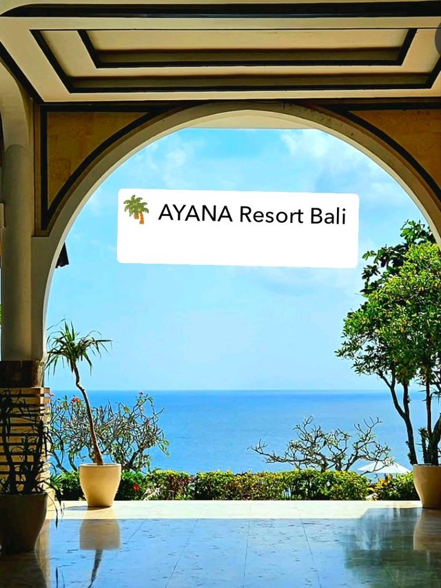 🌴 AYANA Resort Bali – Where Elegance Meets Nature