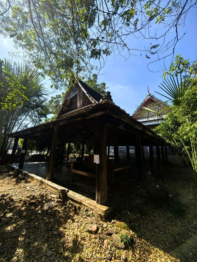 วัดโคกศรีษะเกษ: ชมจิตรกรรมฝาผนังบนเพดานในฤดูฝน