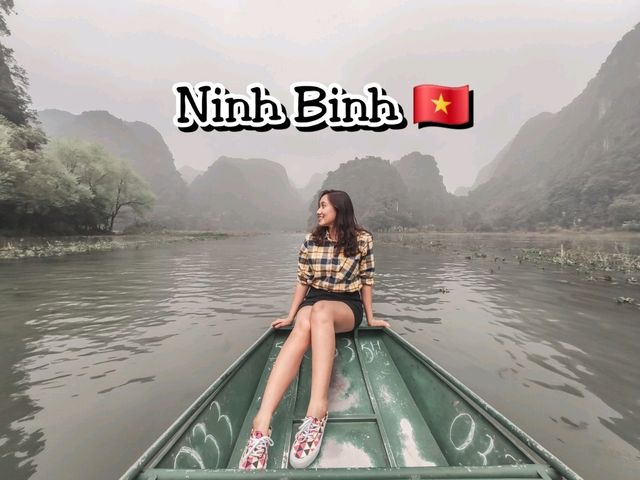 Braving the Boat Ride in Ninh Binh 🛶✨