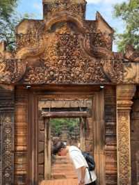 💗 Carved in Pink: The Delicate Beauty of Banteay Srei