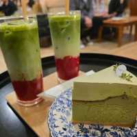 great coffee and matcha