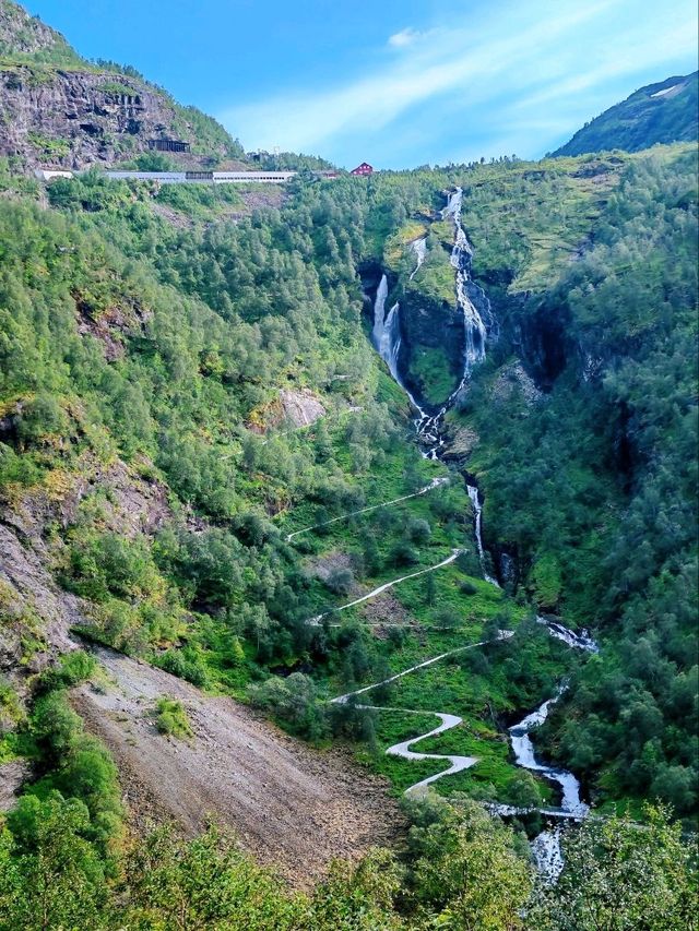 到弗洛姆乘坐高山火車