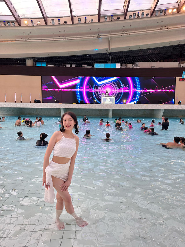 🇭🇰香港水上樂園🩵DJ Clubbing泳池🪩超美日落🩷