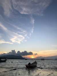 Golden hours Black Beach Langkawi