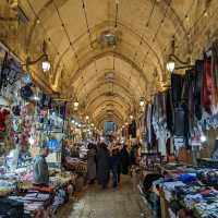 Historical Cotton Merchants market in Jerusalem 