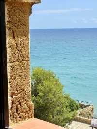 The hidden beach by Castell de Tamarit