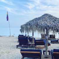 Flamingo beach 