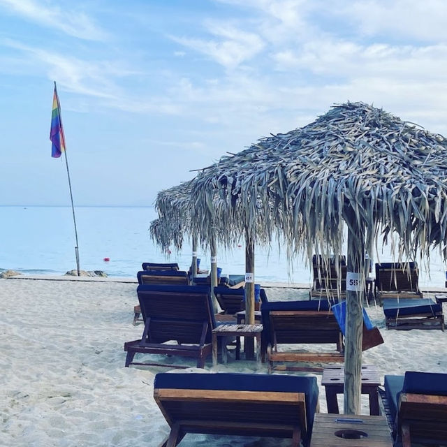 Flamingo beach 