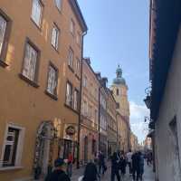 City walk through the old town, royal bath park and Wilanow