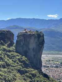 The Meteora Monasteries in Greece are a great place for hiking.