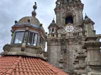 Rooftop tour of the Cathedral of Santiago de Compostela - amazing views of the Cathedral and city
