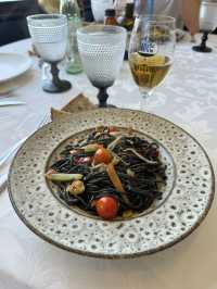 Black pasta? The perfect seafood 💎