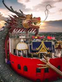 Wat Samphran (The Dragon Temple), Bangkok: A Unique Spiral Dragon Sanctuary