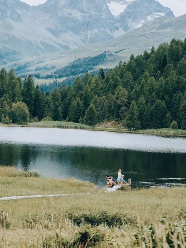 Stazer Lake – A Hidden Alpine Gem in Pontresina! 🏞️