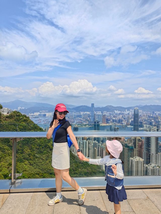 香港親子遊 太平山纜車俯瞰維多利亞美景