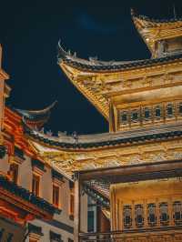 夜遊豫園，不錯的拍照打卡點