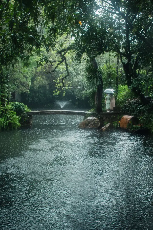 廣州蘭圃｜一下雨，這裡便成了真江南