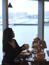 金銀島仪式感下午茶 坐擁澳門湖景。