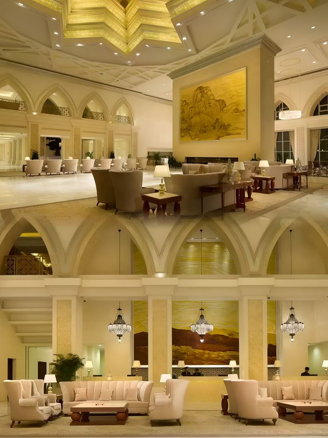 七星湖沙漠酒店|這個異域風建築也太酷啦。