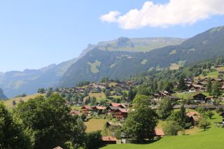 The beautiful town of Interlaken, Switzerland