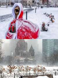 波士頓下雪了