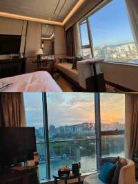 西湖附近，旅遊休息兩不誤