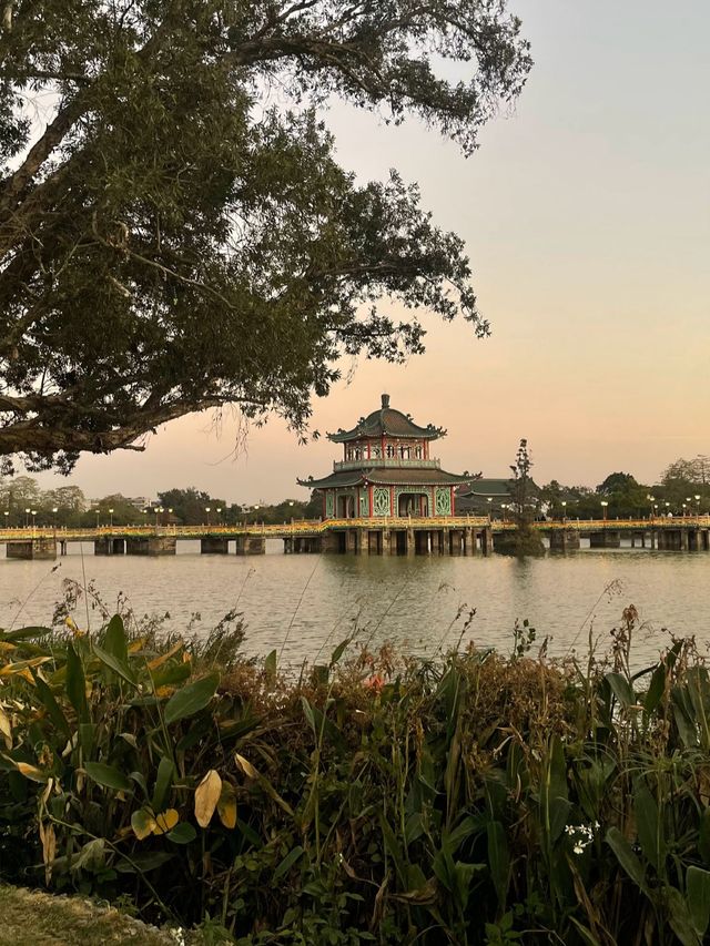 一點不比杭州西湖差，榕江西湖也有著自己獨特的韻味。