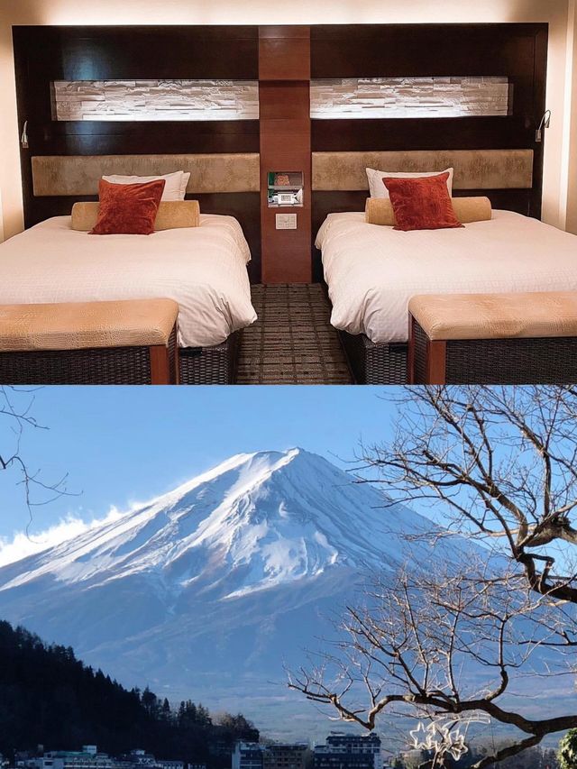 富士山的氛圍感酒店打卡！