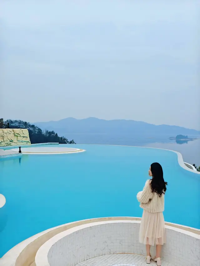 千島湖新開民宿入住懸崖湖景無邊泳池