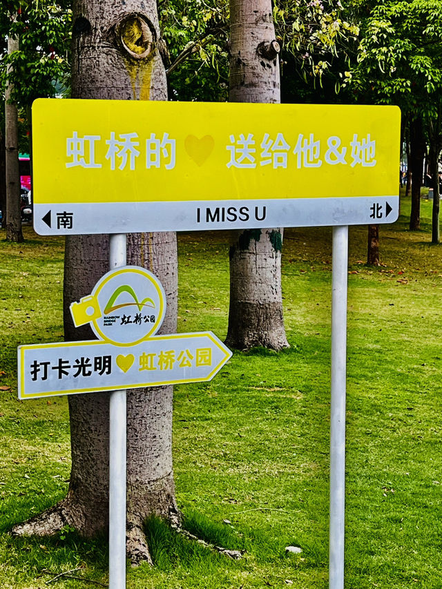 深圳最美的虹橋公園！！