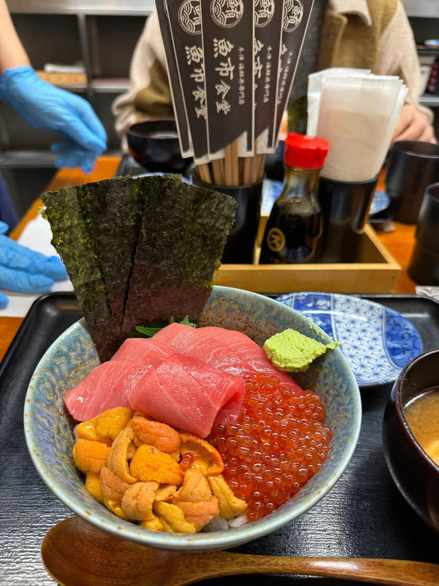 大阪必衝！為這碗海鮮丼願意凌晨5點爬起來！！🍱