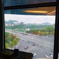 【君嶼酒店】躺在床上看漓江江景