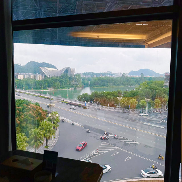 【君嶼酒店】躺在床上看漓江江景