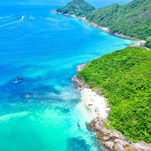 🌊西貢浪芒灣｜隱藏版玻璃海！搭船10分鐘直達珊瑚天堂✨