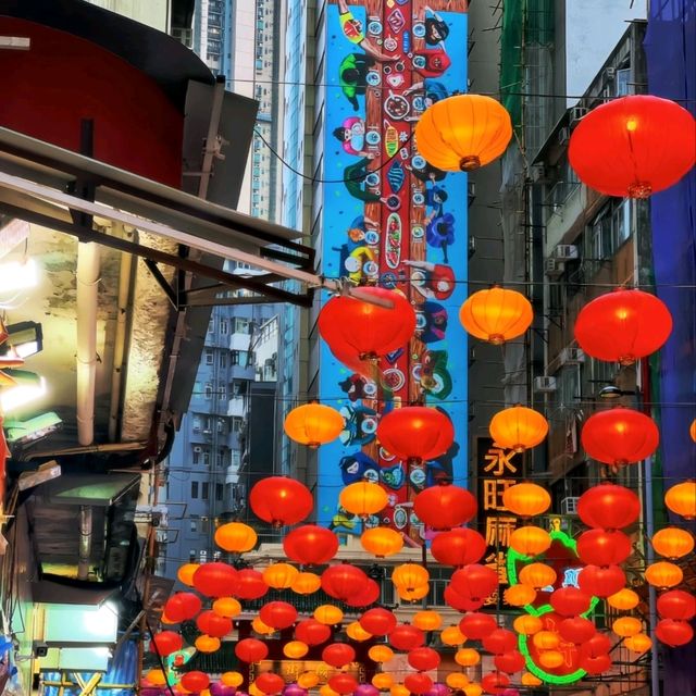 🌃廟街夜拍如電影！燈籠海下食勻港味與東南亞風味