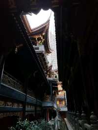 Layered Elegance: The Upturned Eaves of Luohan Temple