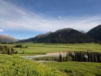新疆唐布拉十里畫廊｜房車露營+草原治癒之旅