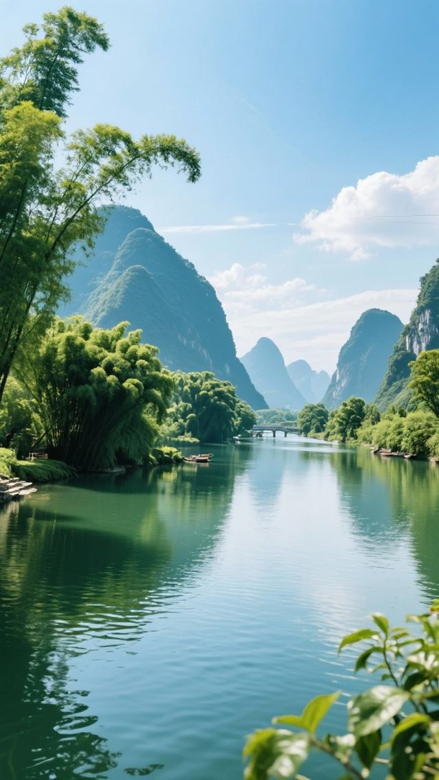 廣西桂林，山水畫卷中的夢幻之旅