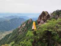 九華山天台,拜地藏菩薩腳印