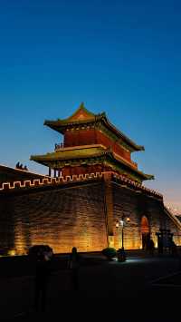 航拍直擊!夜幕下的正定古城,美到閃瞎你的眼!”