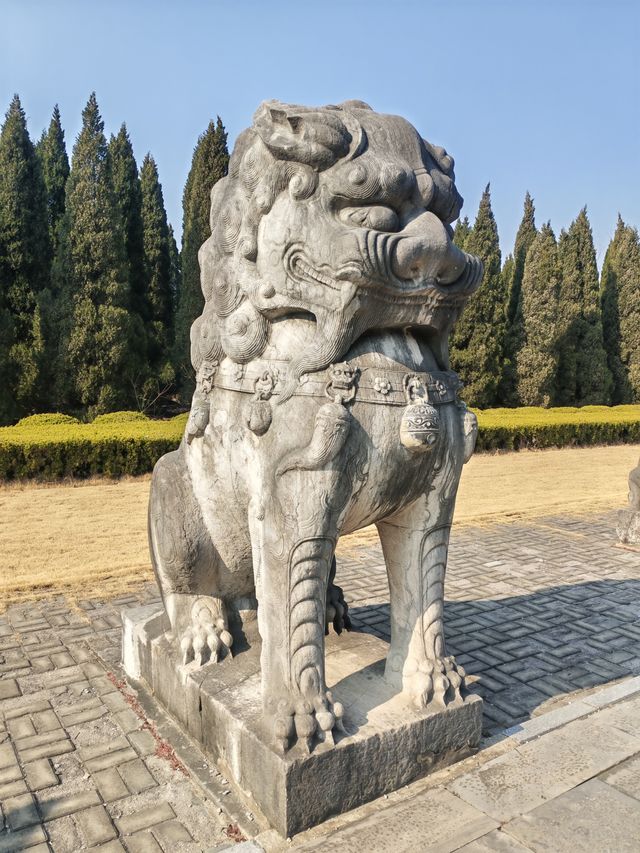 明祖陵神道石刻及陵冢玄宮