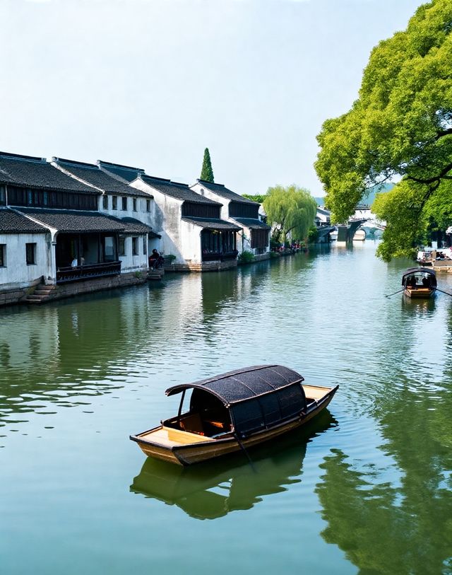 江南第一水石盆景｜崖壁奇絕、洞幽水秀｜乘烏篷船遊千年山水盆景