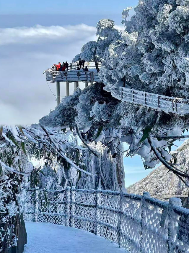 廣東出發1.5h直達冰雪王國莽山霧淞+懸崖溫泉攻略