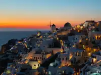 浪漫希臘，在聖托里尼的休閒一天。