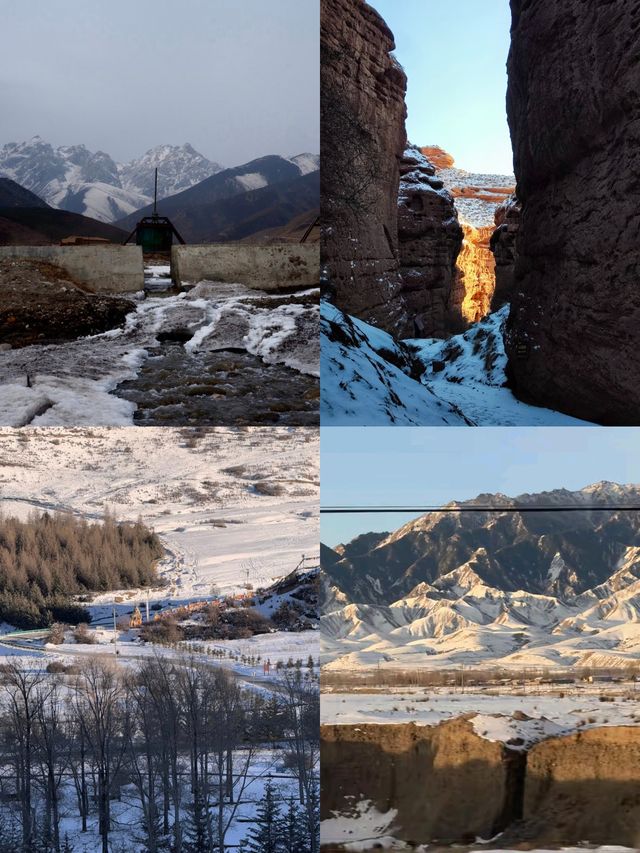 祁連山夢幻冰雪王國甘肅冬季秘境大公開！