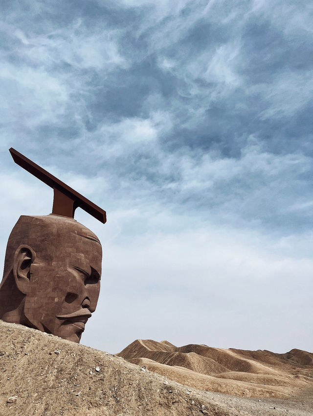 瓜州的荒野美學太絕了!必打卡的戈壁藝術品! 瓜州的荒野美學太絕了!必打卡的戈壁藝術品!