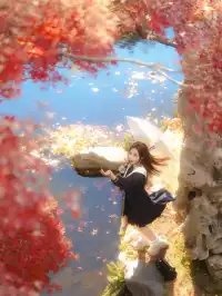 紅楓JK拍照丨不用長焦!超廣角才有生命力