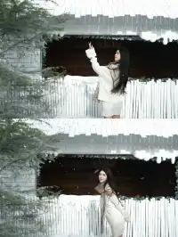 珠海下雪了在海邊拍一組冬日情書