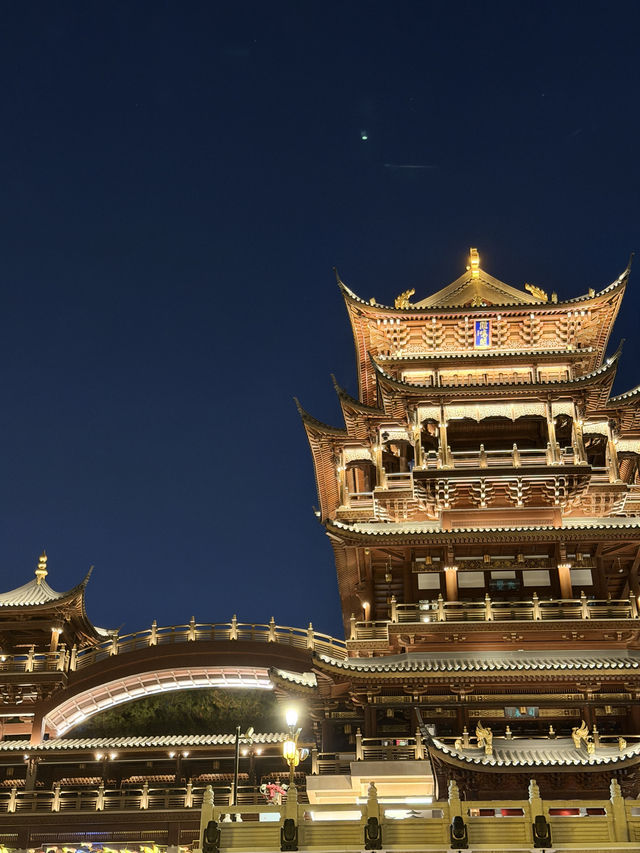 打卡義烏最美夜景雞鳴閣 打卡義烏最美夜景雞鳴閣