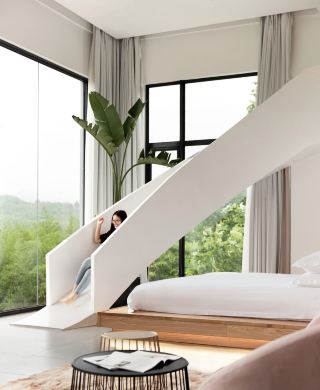 莫干山神仙滑梯民宿！私湯+竹海承包你的假期